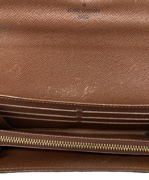 LOUIS VUITTON（ルイ ヴィトン）LOUIS VUITTON (ルイ ヴィトン) ポルトフォイユ・サラ 長財布 ブラウンの古着・服飾アイテム