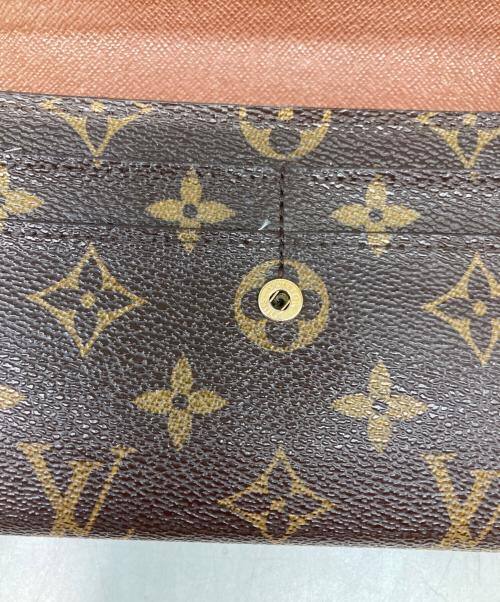 LOUIS VUITTON（ルイ ヴィトン）LOUIS VUITTON (ルイ ヴィトン) ポルトフォイユ・サラ 長財布 ブラウンの古着・服飾アイテム