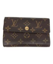 LOUIS VUITTON（ルイ ヴィトン）の古着「ポルトトレゾール エテュイパピエ 3つ折り財布」｜ブラウン