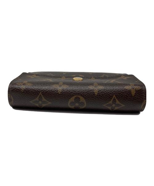 LOUIS VUITTON（ルイ ヴィトン）LOUIS VUITTON (ルイ ヴィトン) ポルトトレゾール エテュイパピエ 3つ折り財布 ブラウンの古着・服飾アイテム