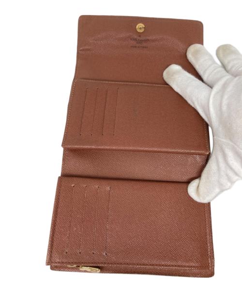 LOUIS VUITTON（ルイ ヴィトン）LOUIS VUITTON (ルイ ヴィトン) ポルトトレゾール エテュイパピエ 3つ折り財布 ブラウンの古着・服飾アイテム