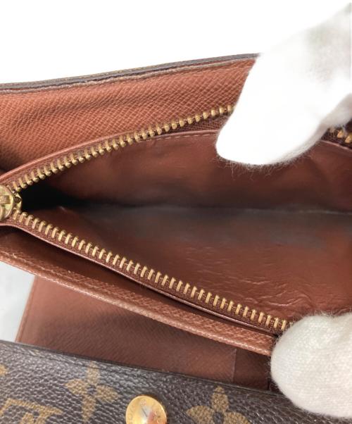 LOUIS VUITTON（ルイ ヴィトン）LOUIS VUITTON (ルイ ヴィトン) ポルトトレゾール エテュイパピエ 3つ折り財布 ブラウンの古着・服飾アイテム