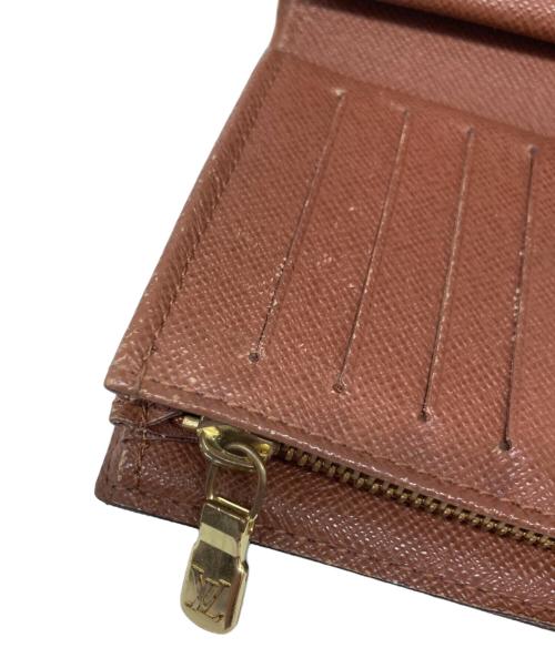 LOUIS VUITTON（ルイ ヴィトン）LOUIS VUITTON (ルイ ヴィトン) ポルトトレゾール エテュイパピエ 3つ折り財布 ブラウンの古着・服飾アイテム