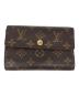 LOUIS VUITTON（ルイ ヴィトン）の古着「ポルトトレゾール エテュイパピエ 3つ折り財布」｜ブラウン