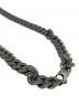 中古・古着 MM6 Maison Margiela (エムエムシックスメゾンマルジェラ) EMBOSS NUMERIC NECKLACE シルバー：30000円