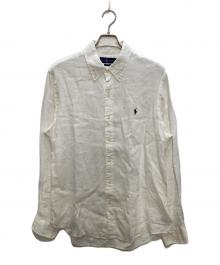 POLO RALPH LAUREN（ポロ・ラルフローレン）の古着「CLASSIC FIT リネンシャツ」｜ホワイト