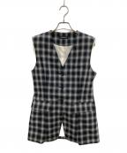 MAISON SPECIALメゾンスペシャル）の古着「Suiting V-neck Gilet」｜ブラック