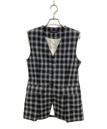 MAISON SPECIAL（メゾンスペシャル）の古着「Suiting V-neck Gilet」｜ブラック