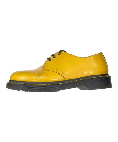 Dr.Martens（ドクターマーチン）Dr.Martens (ドクターマーチン) ３ホールレザーシューズ イエロー サイズ:UK7の古着・服飾アイテム