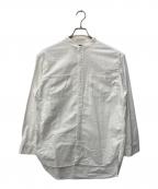 THE NORTHFACE PURPLELABELザ・ノースフェイス パープルレーベル）の古着「Cotton Polyester OX Band Collar Shirt」｜ホワイト