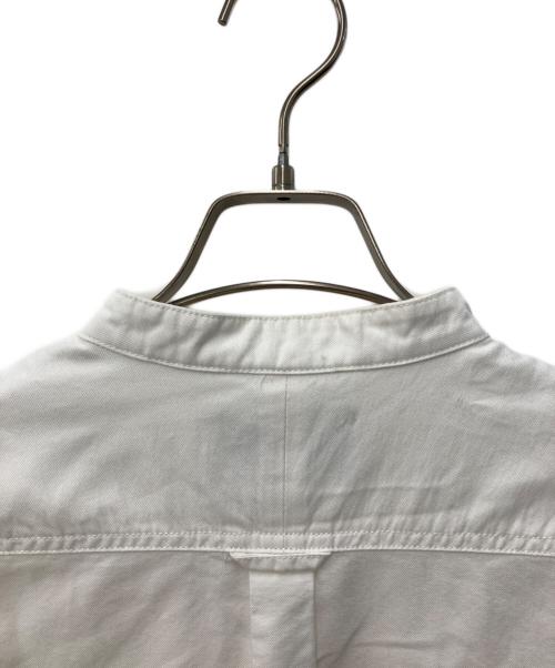 THE NORTHFACE PURPLELABEL（ザ・ノースフェイス パープルレーベル）THE NORTHFACE PURPLELABEL (ザ・ノースフェイス パープルレーベル) Cotton Polyester OX Band Collar Shirt ホワイト サイズ:Mの古着・服飾アイテム