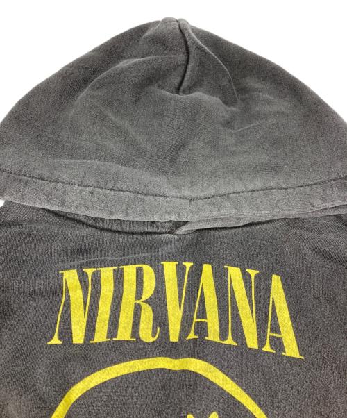 WIND AND SEA（ウィンダンシー）WIND AND SEA (ウィンダンシー) NIRVANA SMILEY HOODED SWEATSHIRT パーカー グレー サイズ:Sの古着・服飾アイテム
