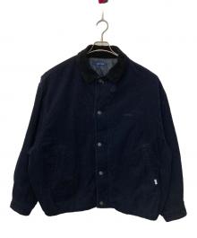 NAUTICA（ノーティカ）の古着「中綿コーデュロイジャケット」｜ネイビー
