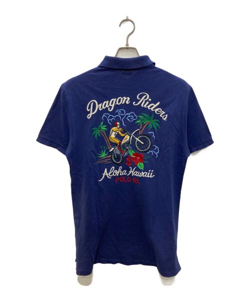 POLO RALPH LAUREN（ポロ・ラルフローレン）POLO RALPH LAUREN (ポロ・ラルフローレン) 刺繍ポロシャツ ネイビー サイズ:Mの古着・服飾アイテム