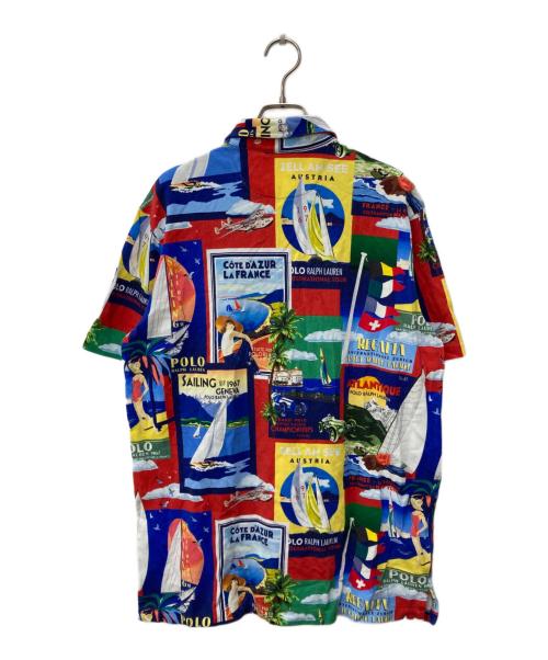POLO RALPH LAUREN（ポロ・ラルフローレン）POLO RALPH LAUREN (ポロ・ラルフローレン) 総柄ポロシャツ マルチカラー サイズ:Mの古着・服飾アイテム