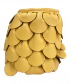 A VACATIONア ヴァケーション）の古着「PINE CORN レザー ショルダーバッグ」｜イエロー