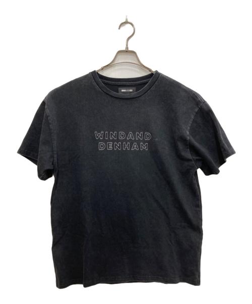 WIND AND SEA（ウィンダンシー）WIND AND SEA (ウィンダンシー) Denham (デンハム) 刺繍Tシャツ ブラック サイズ:Mの古着・服飾アイテム