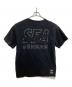 WIND AND SEA (ウィンダンシー) Denham (デンハム) 刺繍Tシャツ ブラック サイズ:M：6000円