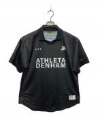 Denhamデンハム）の古着「ATHLETA GAME SHIRT」｜ブラック
