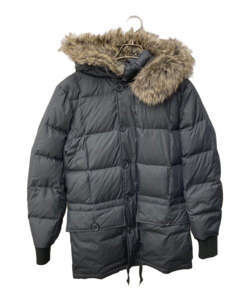 Eddie Bauer（エディーバウアー）Eddie Bauer (エディーバウアー) 復刻ダウンジャケット ブラック サイズ:ＸＳの古着・服飾アイテム