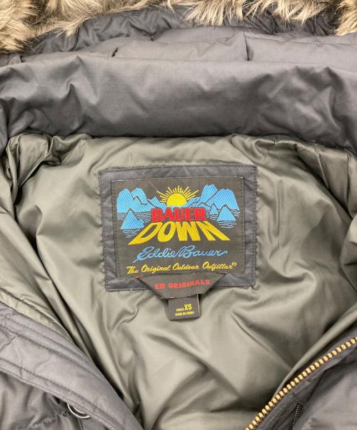 Eddie Bauer（エディーバウアー）Eddie Bauer (エディーバウアー) 復刻ダウンジャケット ブラック サイズ:ＸＳの古着・服飾アイテム