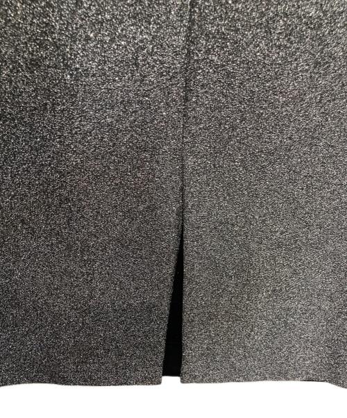heliopole（エリオポール）heliopole (エリオポール) GLITTER JERSEY TIGHT SKIRT シルバー サイズ:SIZE 38の古着・服飾アイテム