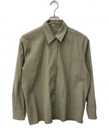 MUSE de Deuxieme Classe（ミューズ ドゥーズィエム クラス）の古着「STRETCH TWILL CACHE シャツ」｜ベージュ