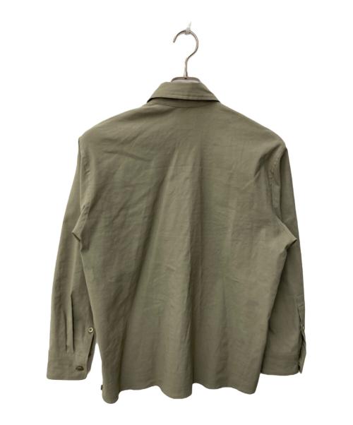MUSE de Deuxieme Classe（ミューズ ドゥーズィエム クラス）MUSE de Deuxieme Classe (ミューズ ドゥーズィエム クラス) STRETCH TWILL CACHE シャツ ベージュ サイズ:FREEの古着・服飾アイテム
