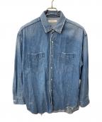 JOHNBULLジョンブル）の古着「DENIM SHIRT」｜インディゴ