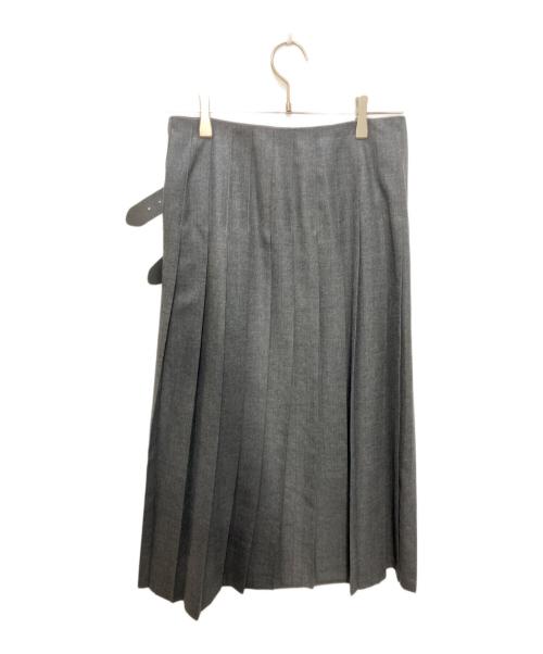 O'NEIL OF DUBLIN（オニールオブダブリン）O'NEIL OF DUBLIN (オニールオブダブリン) ラップスカート グレー サイズ:US8の古着・服飾アイテム