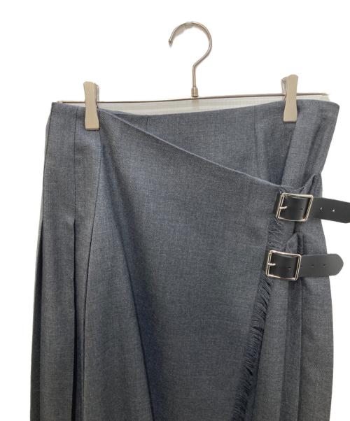 O'NEIL OF DUBLIN（オニールオブダブリン）O'NEIL OF DUBLIN (オニールオブダブリン) ラップスカート グレー サイズ:US8の古着・服飾アイテム