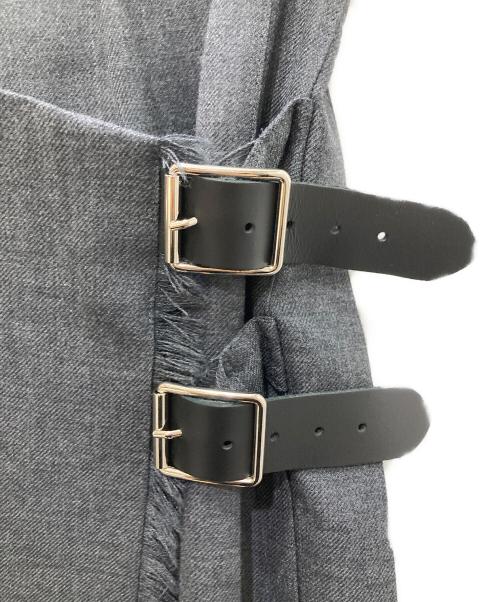 O'NEIL OF DUBLIN（オニールオブダブリン）O'NEIL OF DUBLIN (オニールオブダブリン) ラップスカート グレー サイズ:US8の古着・服飾アイテム