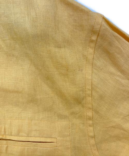 HERMES（エルメス）HERMES (エルメス) リネンジャケット イエロー サイズ:SIZE 40の古着・服飾アイテム