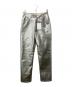 6(ROKU) BEAUTY&YOUTH（ロク ビューティーアンドユース）の古着「SILVER COLOR FAKE LEATHER PANTS」｜シルバー