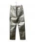 6(ROKU) BEAUTY&YOUTH (ロク ビューティーアンドユース) SILVER COLOR FAKE LEATHER PANTS シルバー サイズ:36 未使用品：9000円