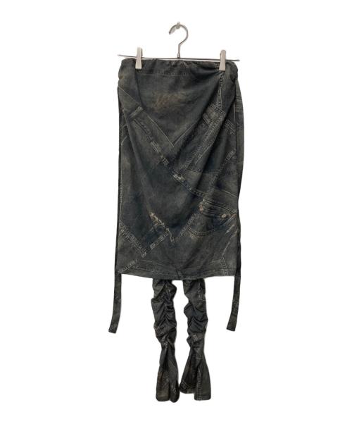 PRANK PROJECT（プランクプロジェクト）PRANK PROJECT (プランクプロジェクト) Skirt Layered Leggings グリーン サイズ:36の古着・服飾アイテム