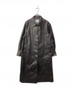 Ameriアメリ）の古着「CRASH FAKE LEATHER COAT」｜ブラウン
