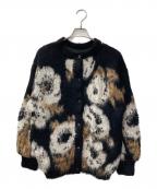 Ameriアメリ）の古着「VERONICAJACQUARDKNIT　カーディガン」｜ブラック