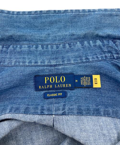 POLO RALPH LAUREN（ポロ・ラルフローレン）POLO RALPH LAUREN (ポロ・ラルフローレン) デニムシャツ インディゴ サイズ:Mの古着・服飾アイテム