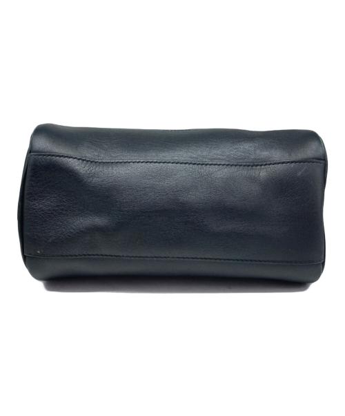 JIL SANDER（ジルサンダー）JIL SANDER (ジルサンダー) レザーショルダーバッグ ブラックの古着・服飾アイテム