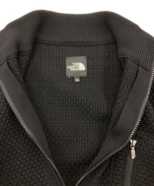 THE NORTH FACE（ザ ノース フェイス）THE NORTH FACE (ザ ノース フェイス) ロックサーフェスウールドライバーズニット ブラック サイズ:XLの古着・服飾アイテム