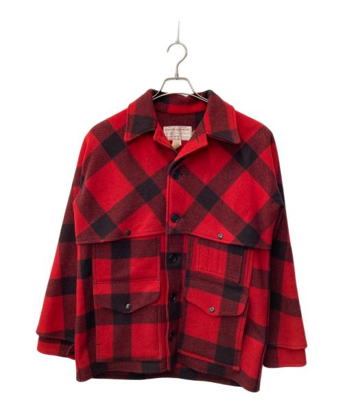 FILSON（フィルソン）FILSON (フィルソン) ダブルマッキーノジャケット レッド サイズ:42の古着・服飾アイテム