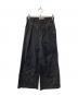 Plage（プラージュ）の古着「linen mix tuck デニムパンツ」｜インディゴ