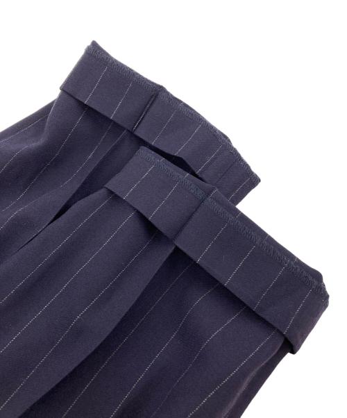 POLO RALPH LAUREN（ポロ・ラルフローレン）POLO RALPH LAUREN (ポロ・ラルフローレン) ストライプイージーパンツ ネイビー サイズ:XSの古着・服飾アイテム