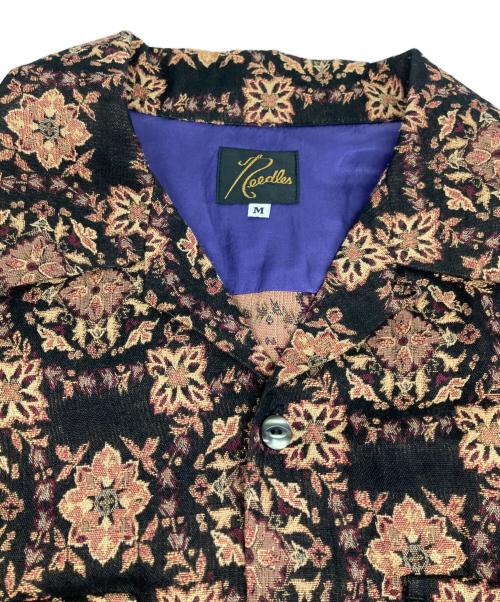 Needles（ニードルズ）Needles (ニードルズ) CLASSIC SHIRT ブラック×ブラウン サイズ:Mの古着・服飾アイテム