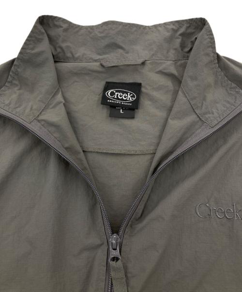 Creek（クリーク）creek (クリーク) ナイロンベスト グレー サイズ:Lの古着・服飾アイテム
