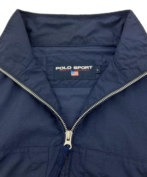 POLO SPORT（ポロスポーツ）POLO SPORT (ポロスポーツ) 90'sナイロンジャケット ネイビー サイズ:Lの古着・服飾アイテム