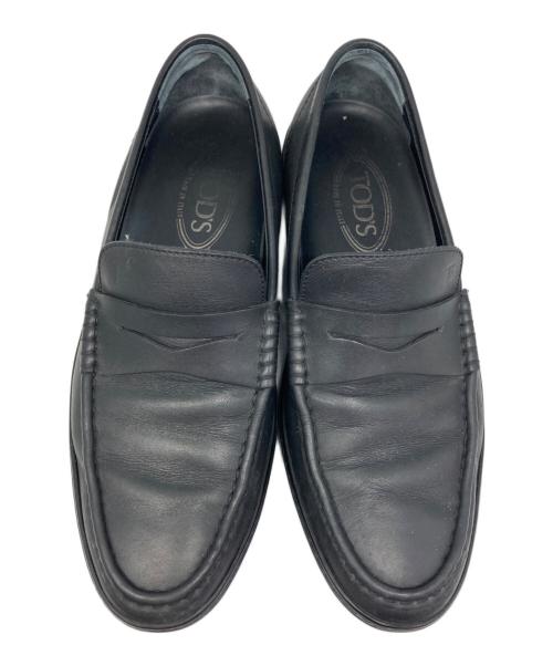 TOD'S（トッズ）TOD'S (トッズ) コインローファー ブラック サイズ:7の古着・服飾アイテム