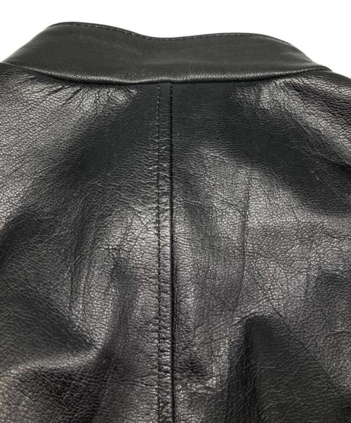Schott（ショット）Schott (ショット) ゴートスキン シングルライダースジャケット ブラック サイズ:Lの古着・服飾アイテム