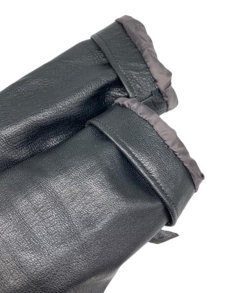 Schott（ショット）Schott (ショット) ゴートスキン シングルライダースジャケット ブラック サイズ:Lの古着・服飾アイテム